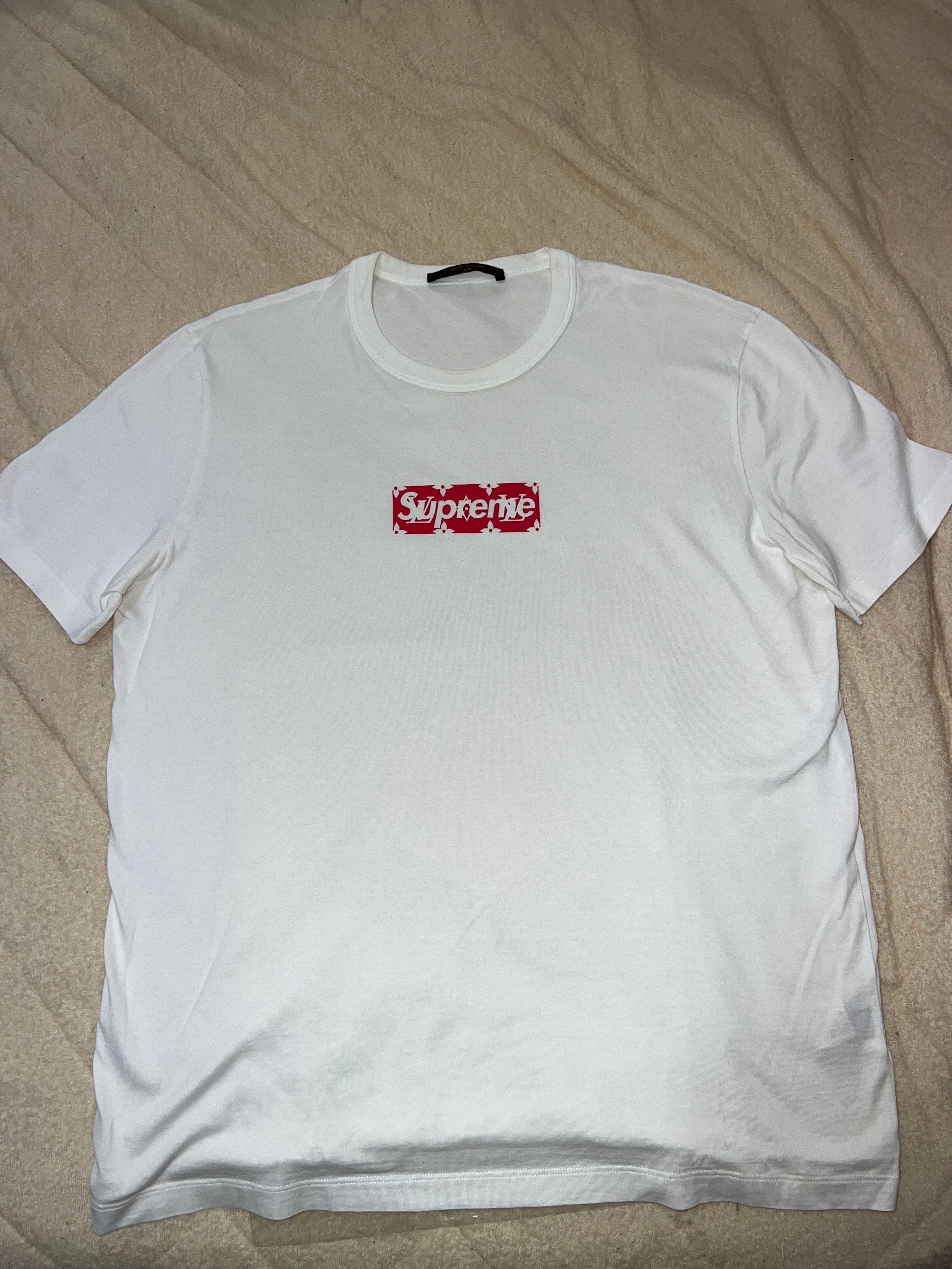 Supreme / Louis Vuitton Box Logo Tee "Red"