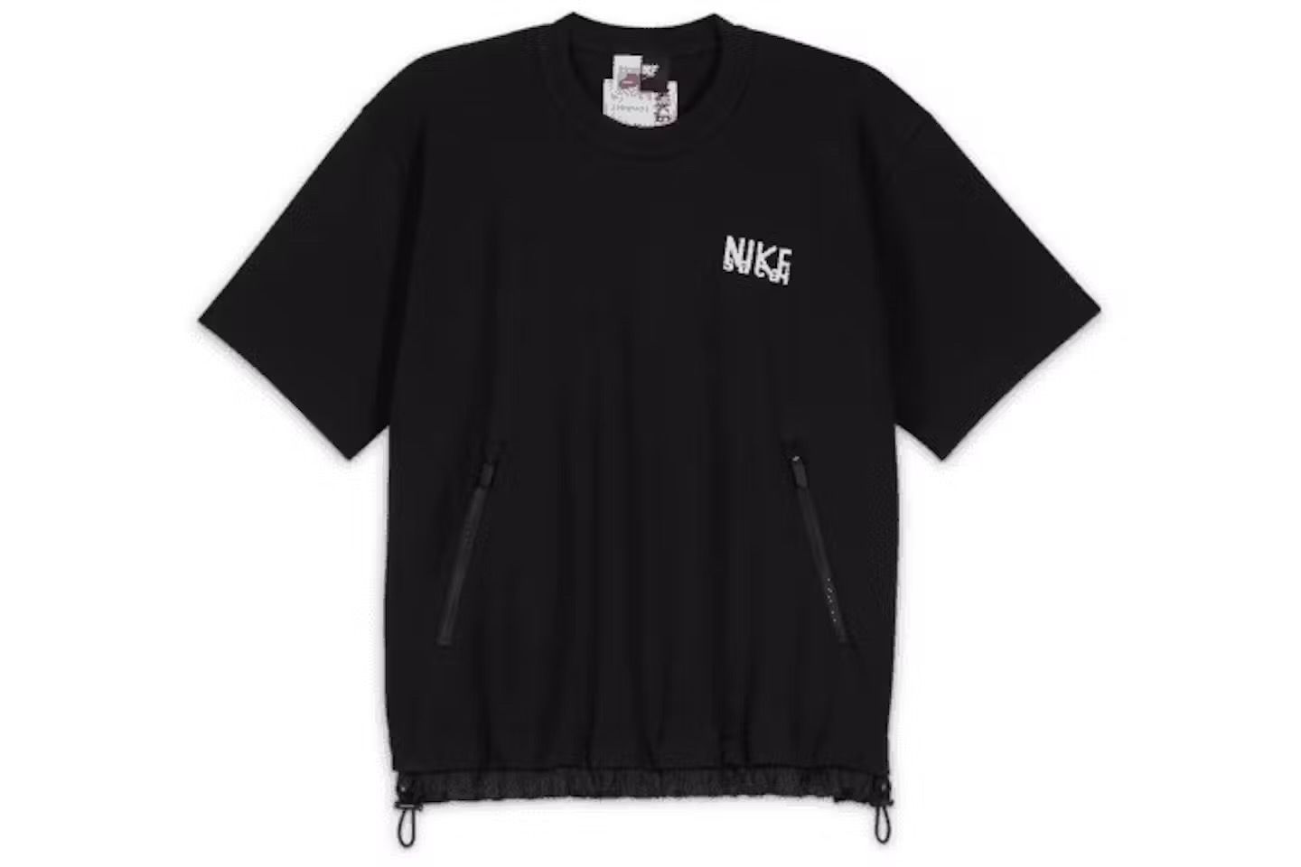 Nike x sacai Short Sleeve Top "Black"