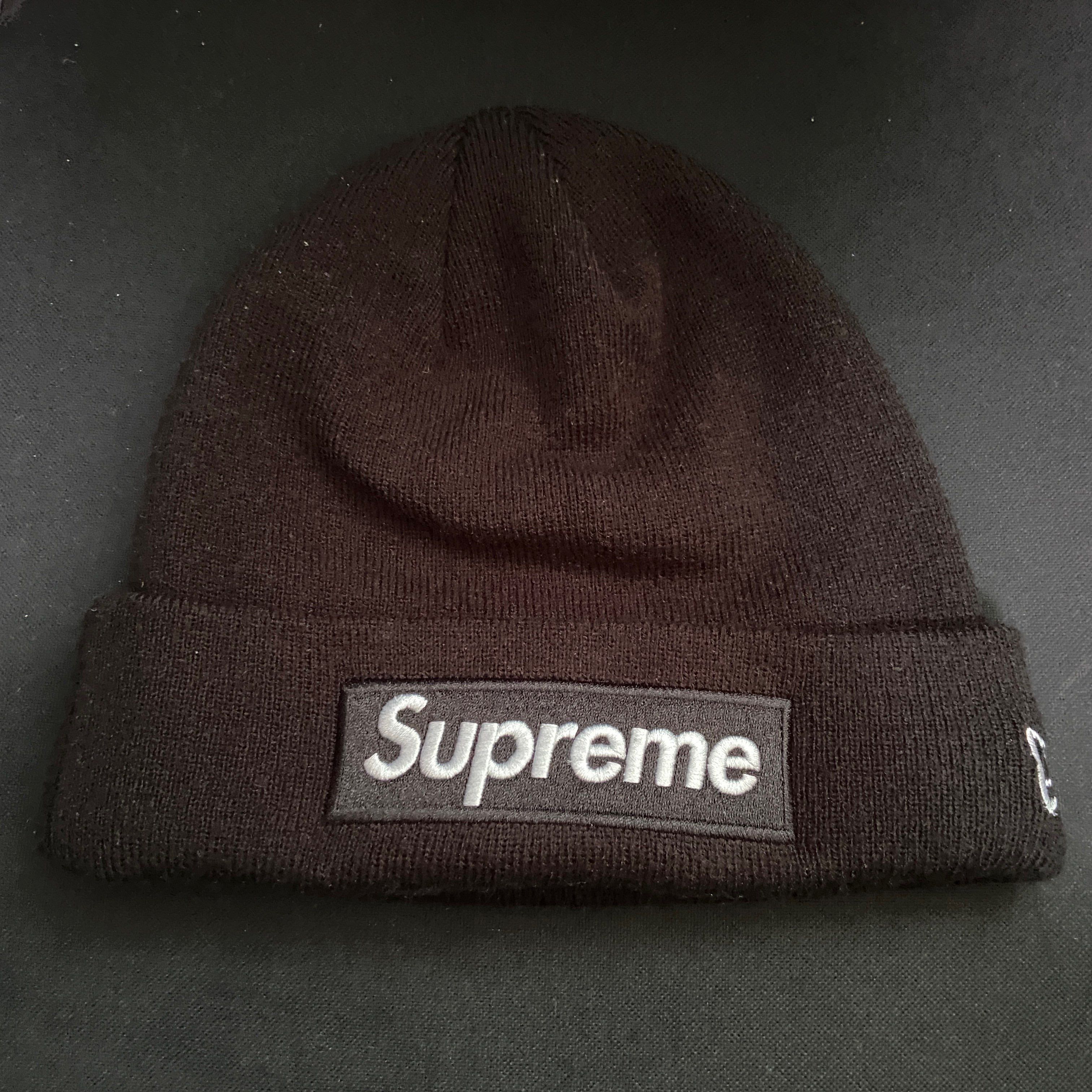 Supreme New Era® Box Logo Beanie "Black" (21FW)