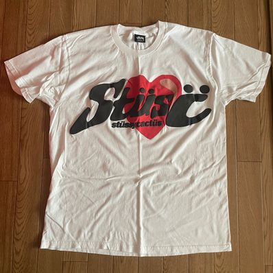 Stussy CPFM HEART TEE "White"