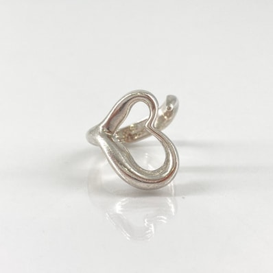 TIFFANY&Co.(ティファニー) オープンハート ペレッティ Ag925 #6.5号 リング・指輪 6.4g シルバー