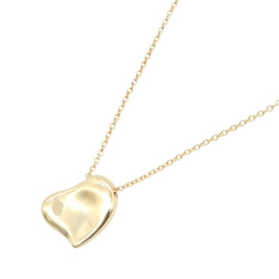 ティファニー TIFFANY&CO フルハート ネックレス ネックレス ジュエリー K18(イエローゴールド) レディース ゴールド系 【中古】