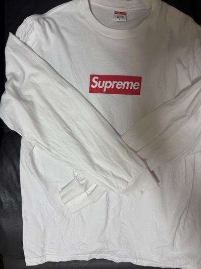 Supreme Box Logo L/S Tee "White"