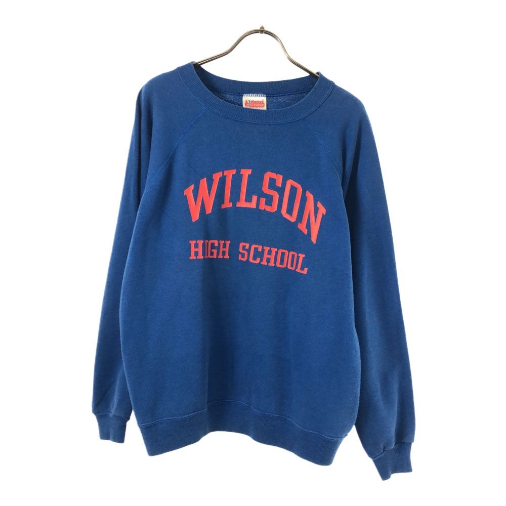 Hanes 80s 長袖 スウェット トレーナー