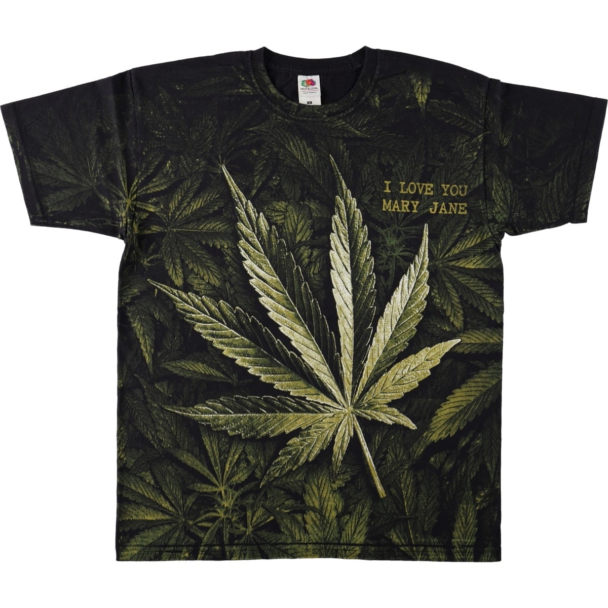 古着 フルーツオブザルーム FRUIT OF THE LOOM オールオーバープリント プリントTシャツ メンズM相当/eaa642450