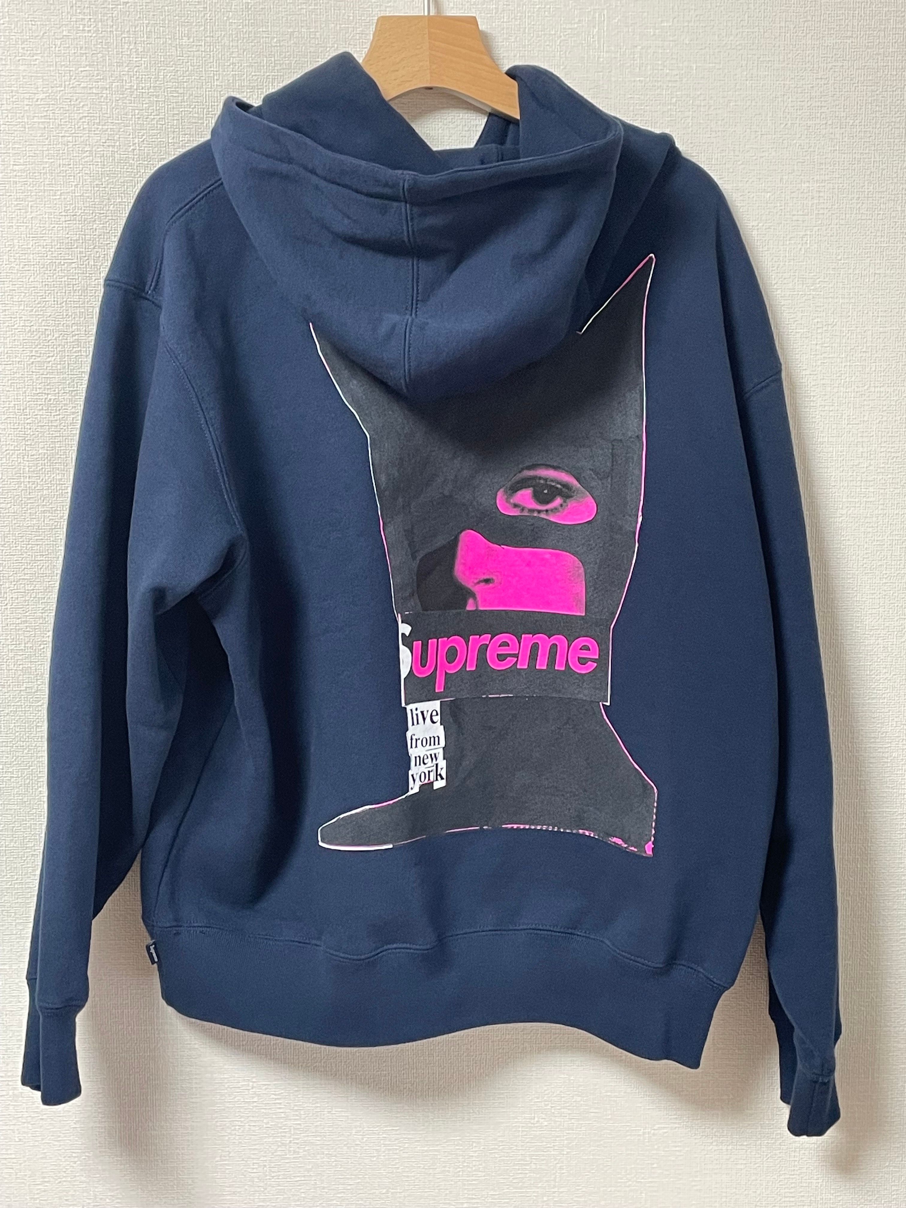 シュプリーム キャットウーマン フーディー スウェットシャツ "ネイビー"