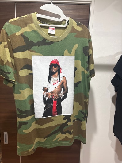 Supreme Playboi Carti Tee "Woodland Camo"