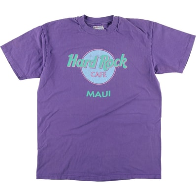 古着 90年代 ヘインズ Hanes HARD ROCK CAFE ハードロックカフェ アドバタイジングTシャツ USA製 メンズL相当 ヴィンテージ/eaa626217