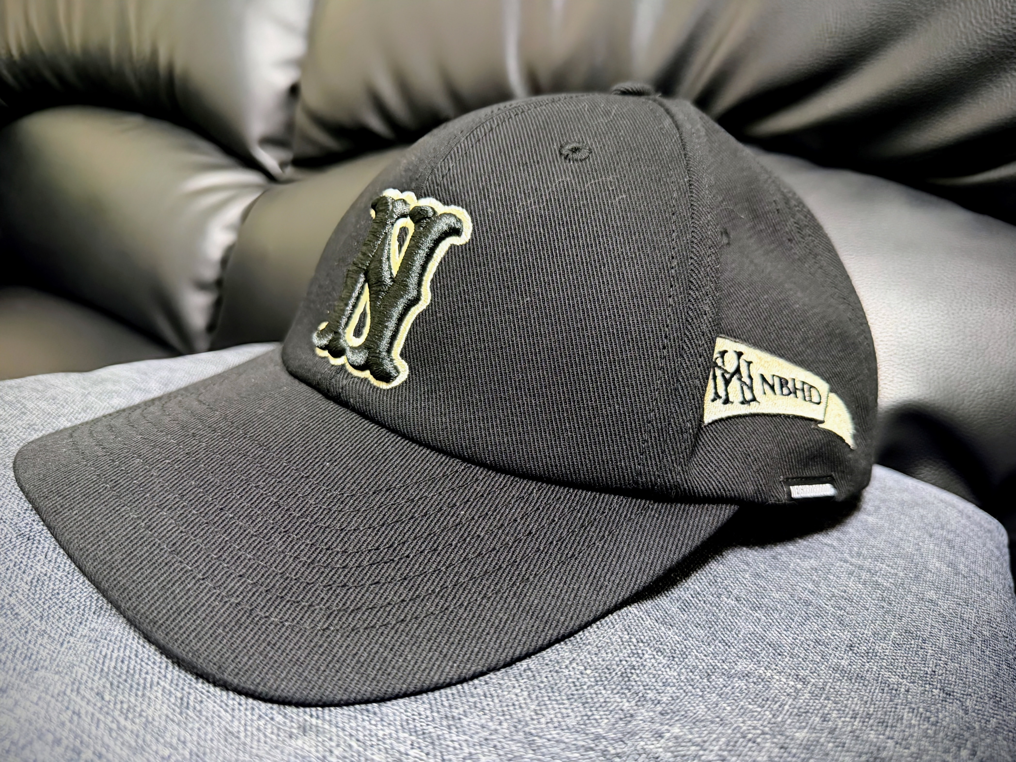 NEIGHBORHOOD Baseball Cap "Black/White"