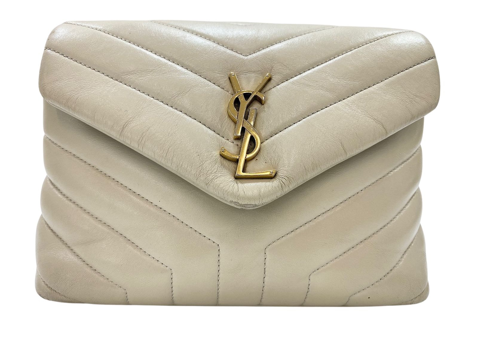 イヴ・サンローラン YSL ルルスモール ショルダーバッグ【中古】
