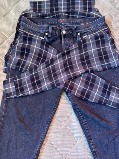 Supreme / Undercover Layered Jean "Washed Black"