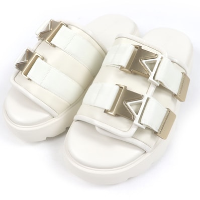 未使用品 ボッテガヴェネタ サンダル FLASH フラッシュ アイボリー メンズ 41 690097