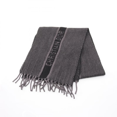 ディオール Dior マフラー 衣料品 キャメル レディース ブラック系 / グレー系 【中古】