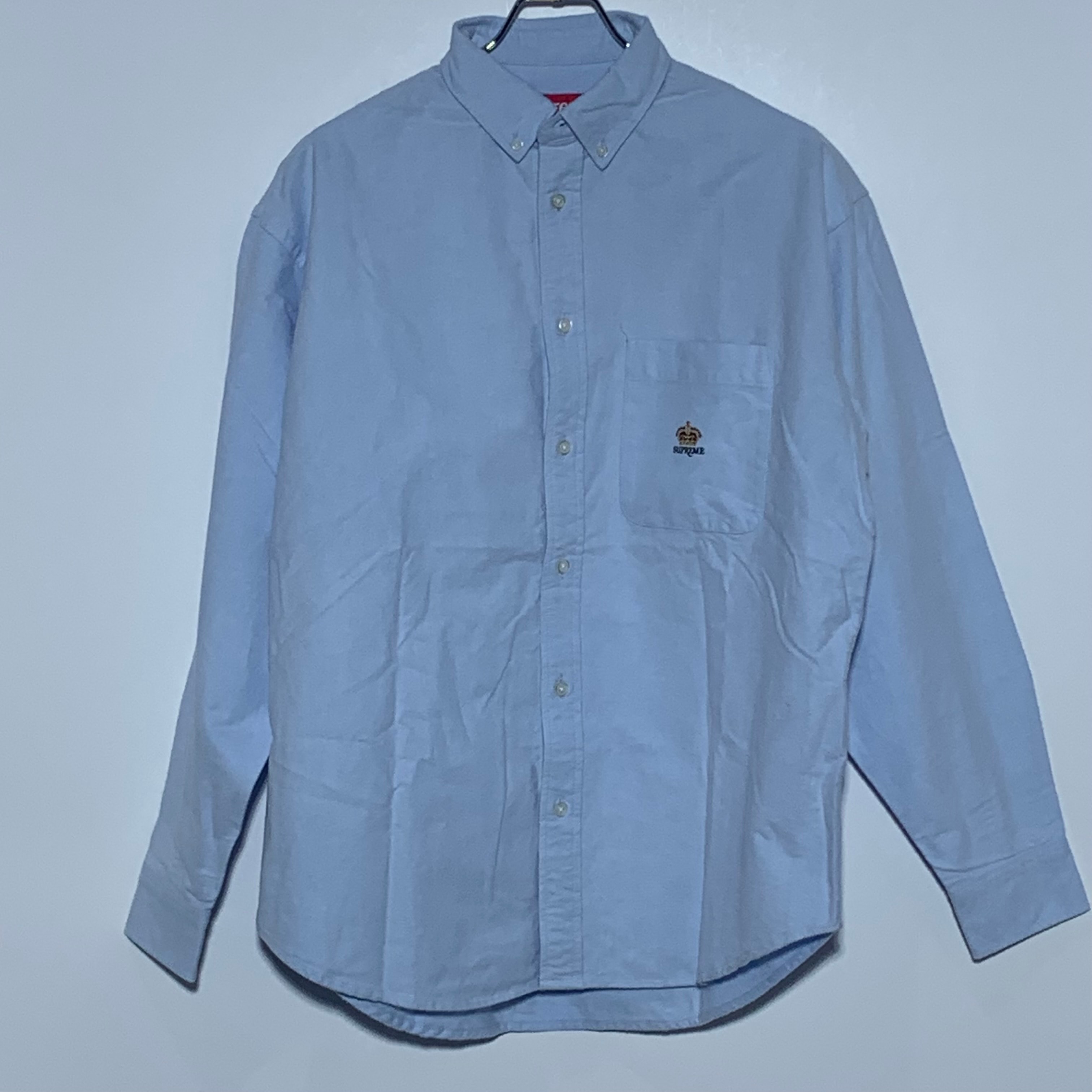 Supreme 長袖シャツ ライトブルー Supreme Loose Fit Flannel Oxford Shirt 