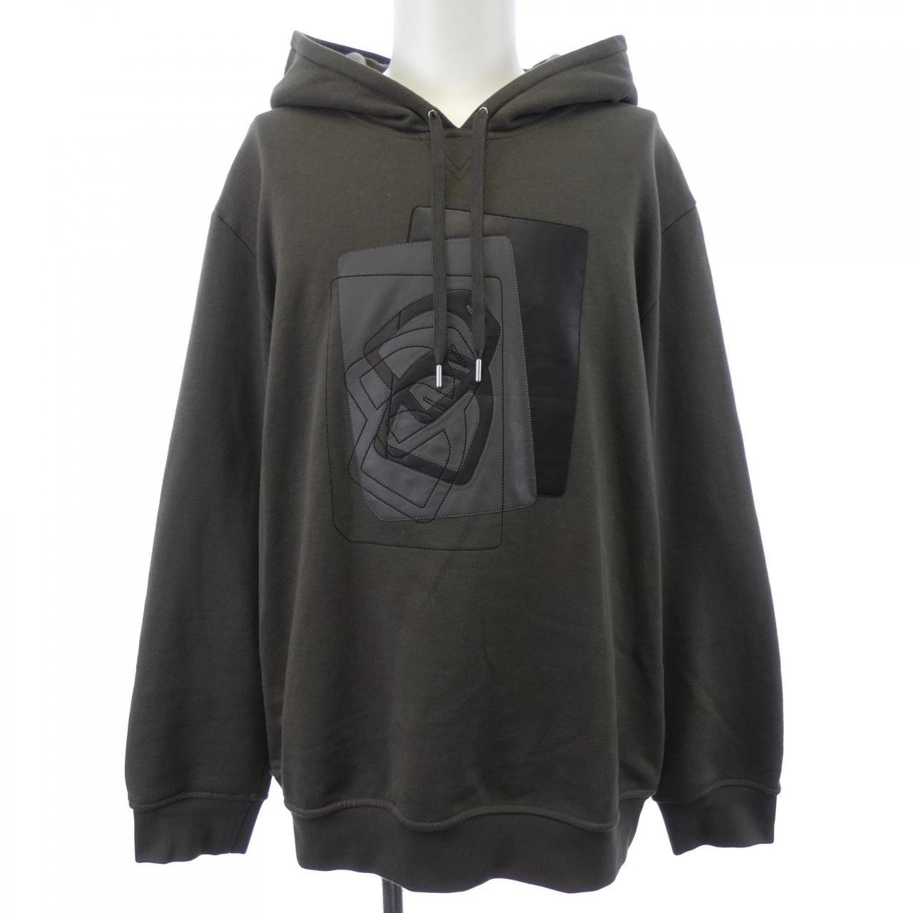 エルメス HERMES フーデッドパーカレザーパッチ ETRIERS DECALES 367800HA パーカー