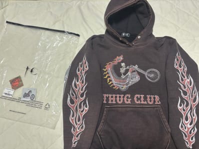 THUG CLUB Dragon Chopper Hoodie "Black"