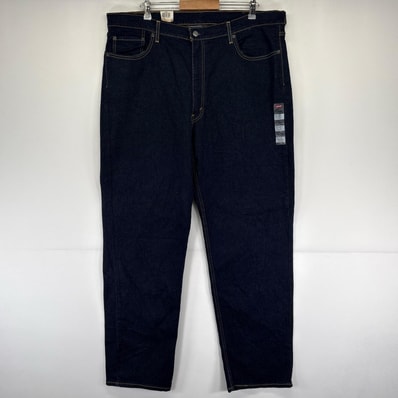 古着 美品 リーバイス Levi's デニム パンツ 550 デッドストック テーパード 5ポケット 大きいサイズ W42 L34 インディゴブルー メンズ