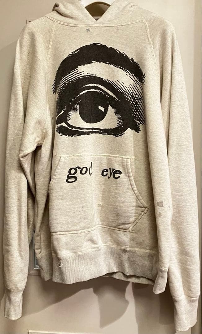 SAINT Mxxxxxx HOODIE GOD EYE "Grey"