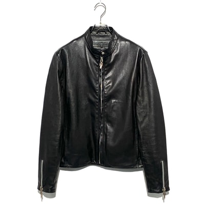 CHROME HEARTS RACING2 SINGLE RIDERS JACKET BLACK