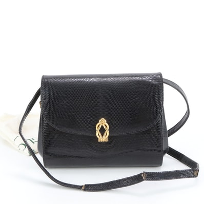 グッチ クラッチ バッグショルダーバッグ リザード レザー