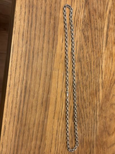 Chrome Hearts Paper Chain Necklace 50cm (20inch) "Silver"