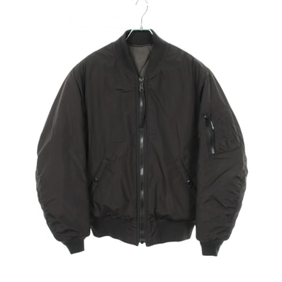 ショット schott リバーシブルフライトジャケット ブルゾン 衣料品 アウター ポリエステル メンズ ブラック系 3192073 【中古】