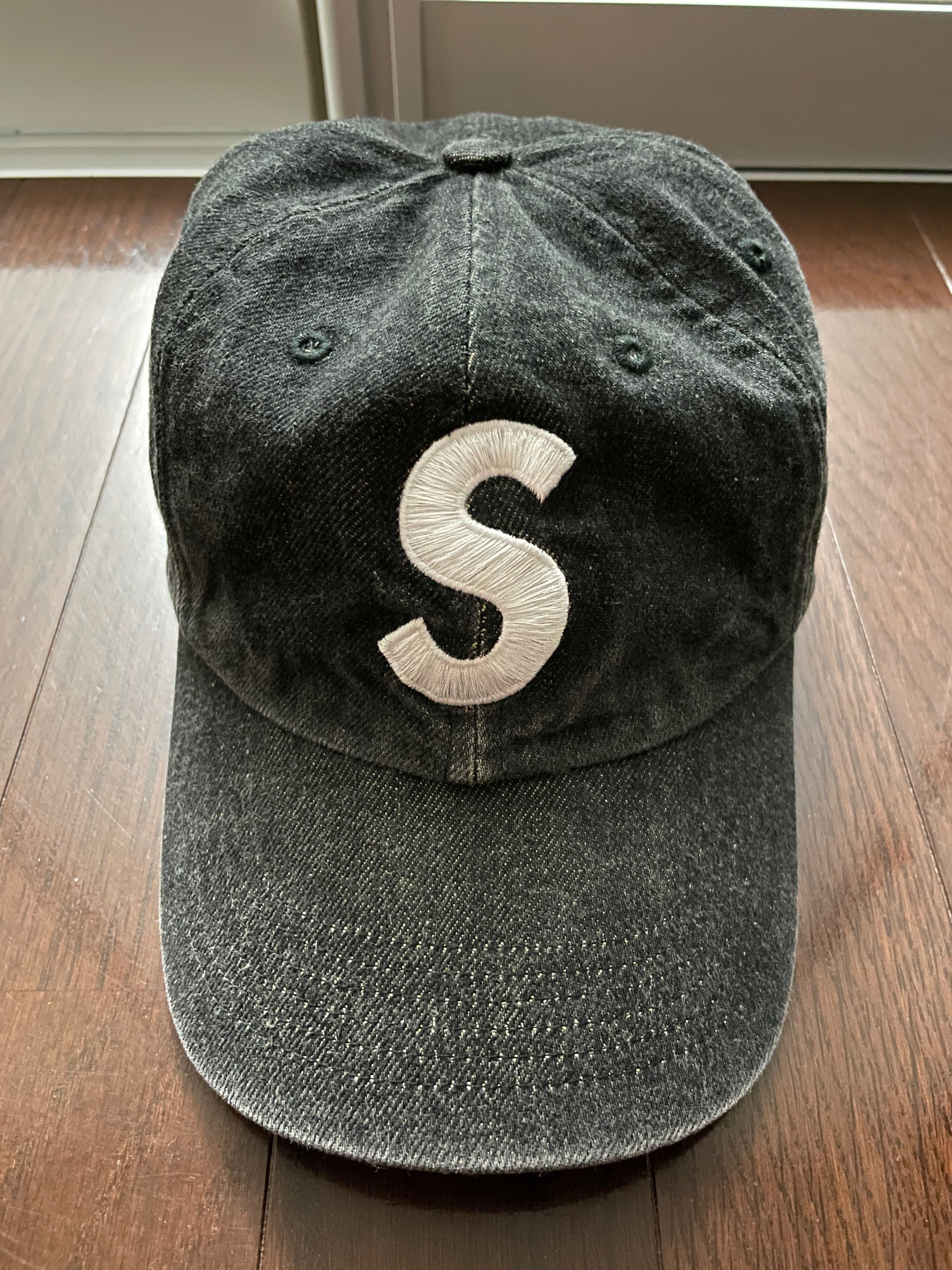Supreme Kevlar Denim S Logo 6-Panel "Black"