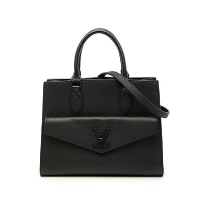 ルイ ヴィトン ロックミー トートPM ハンドバッグ ショルダー 2WAY M55845 ノワール ブラック グレインカーフレザー レディース LOUIS VUITTON 【中古】