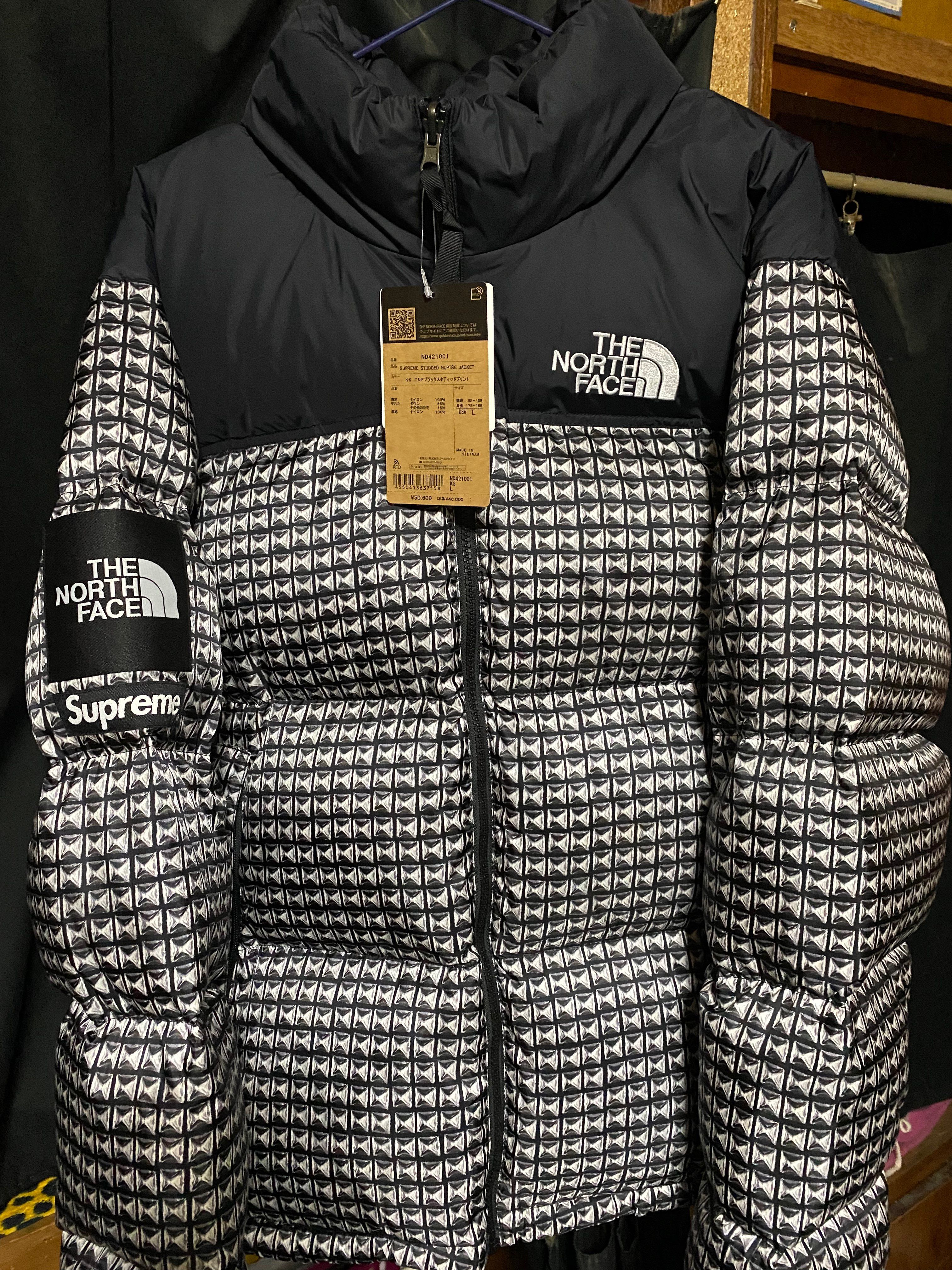 Supreme x The North Face Studded Nuptse Jacket "Black"