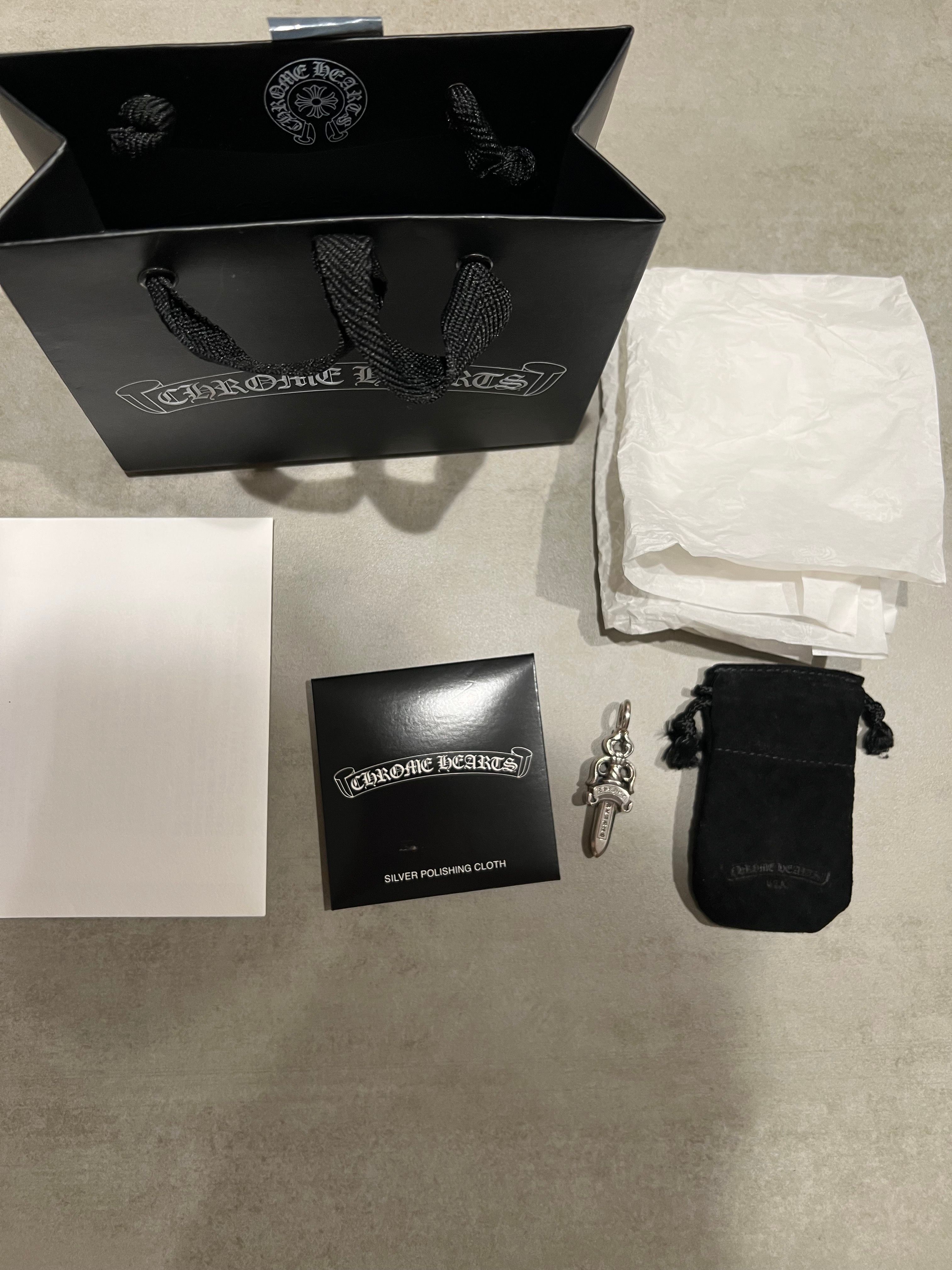 Chrome Hearts Double Dogger Pendant "Silver"