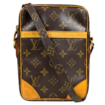 ルイヴィトン ダヌーブ モノグラム ショルダーバッグ モノグラムキャンバス M45266 ブラウン レディース LOUIS VUITTON 中古