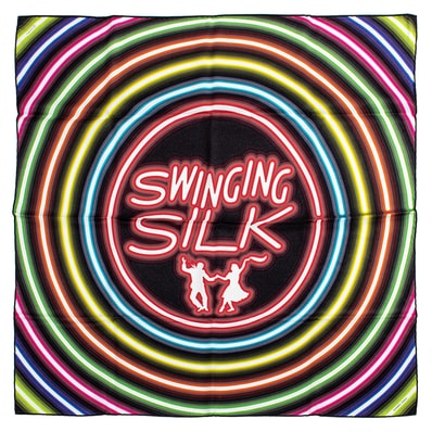 HERMES エルメス スカーフ カレ70 Vintage Swinging Silk ヴィンテージ スウィンギング シルク 982771S 01 2012年期間限定ブティック限定 シルク ブラック マルチカラー【中古】