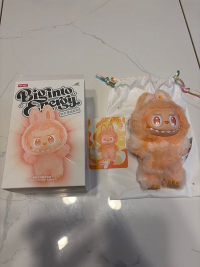 POP MART THE MONSTERS (LABUBU) Big into Energy Series Plush Pendant HAPPINESS