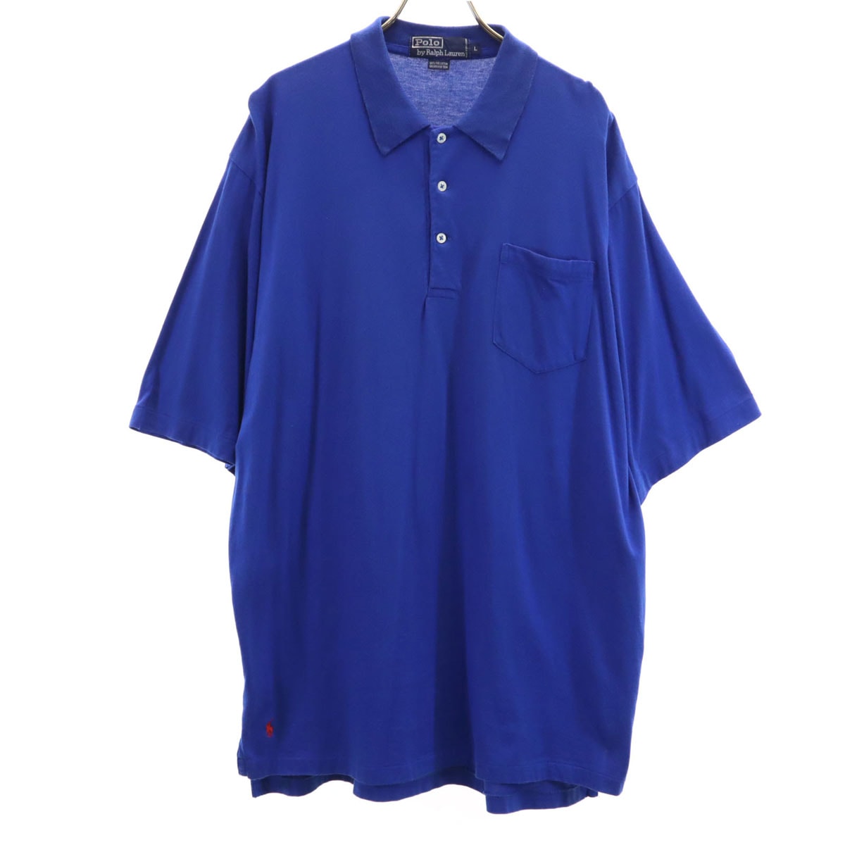 Polo by Ralph Lauren ポロバイラルフローレン 半袖 ポロシャツ L 青