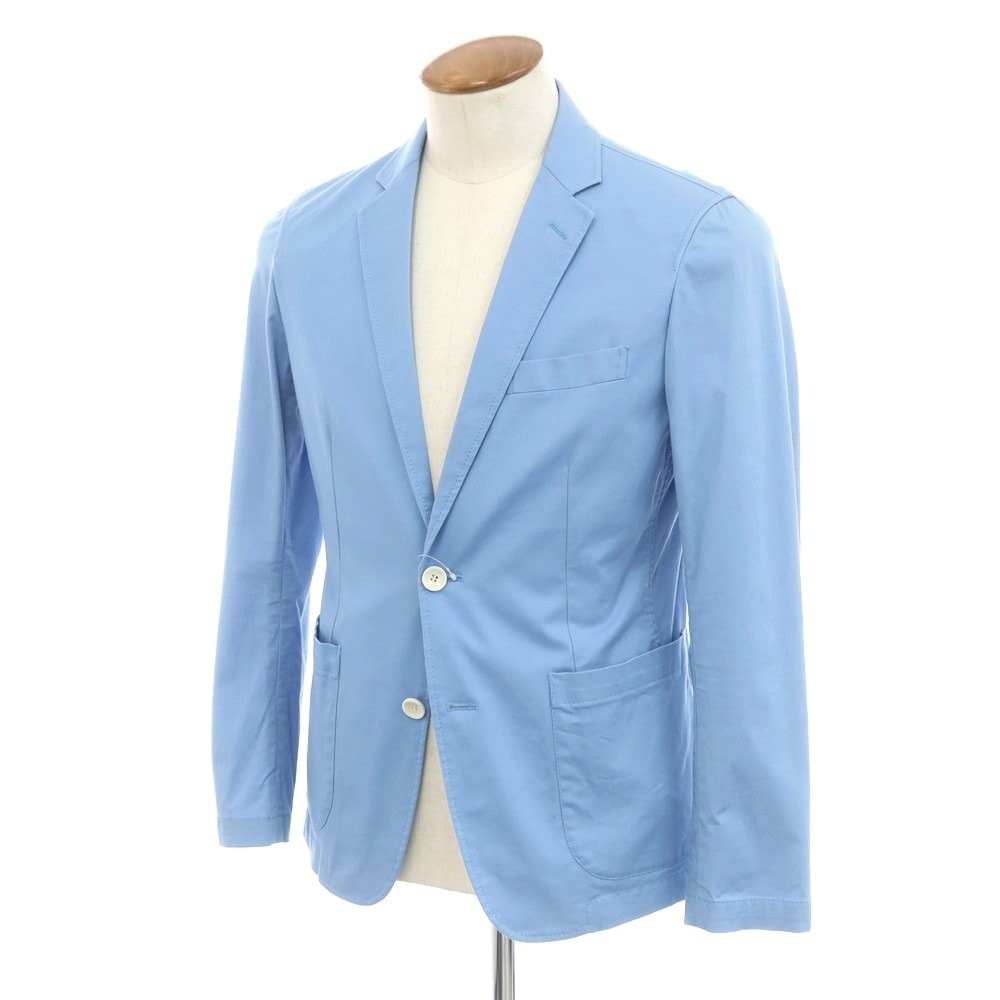 【中古】ユニフォームエクスペリメント uniform experiment ストレッチコットン カジュアルジャケット ライトブルー【サイズ2】【メンズ】