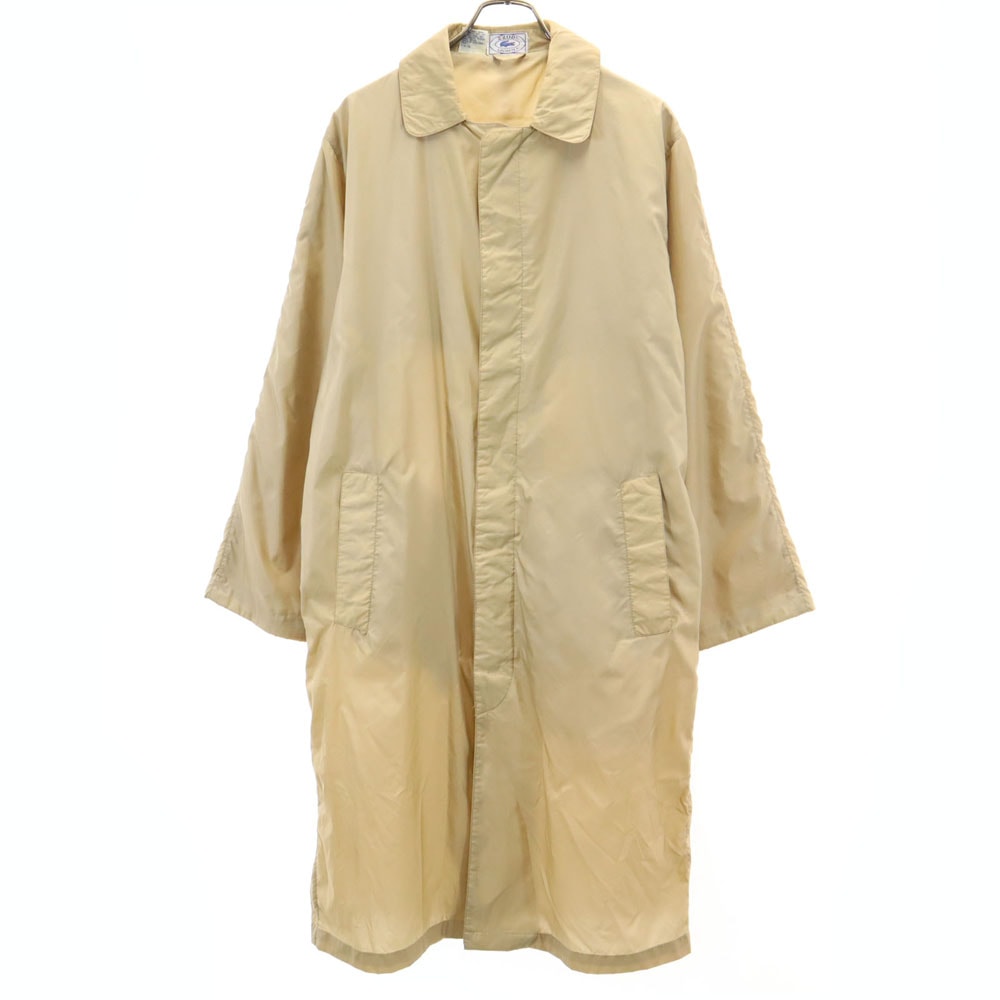 IZOD LACOSTE アイゾッドラコステ 70s ヴィンテージ 糸巻きタグ パッカブル ステンカラーコート M ベージュ