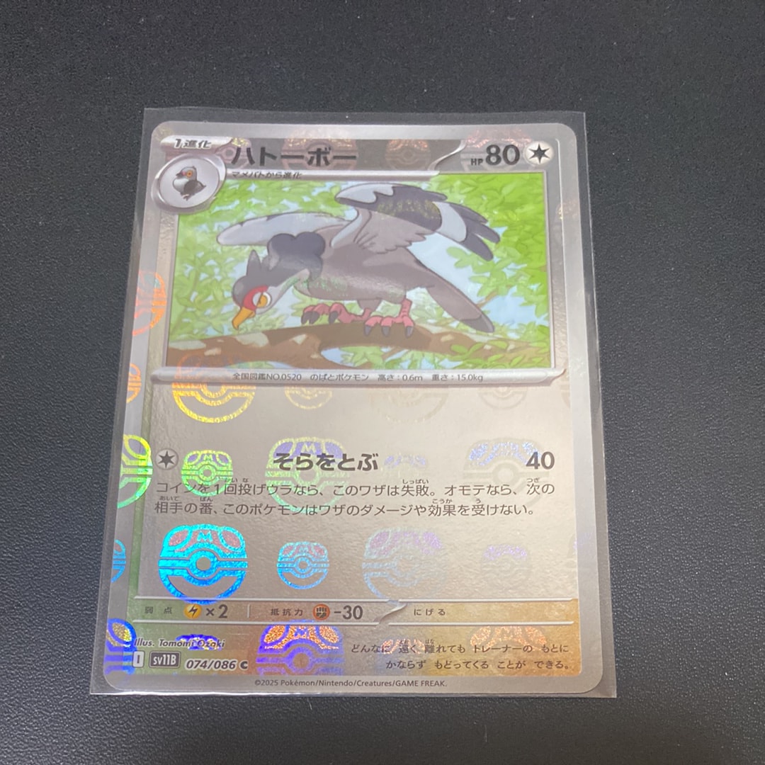 ハトーボー C :マスターボールミラー [SV11B 074/086](拡張パック「ブラックボルト」)