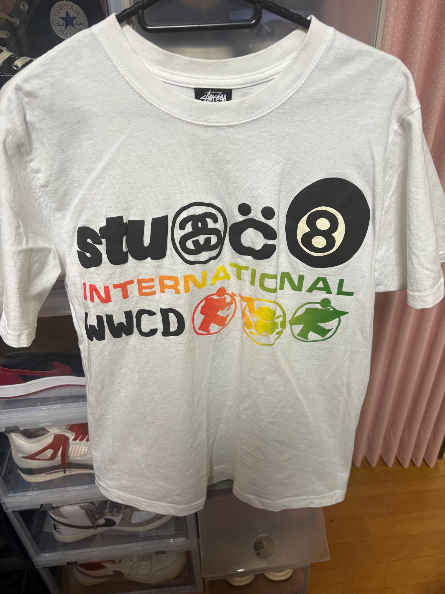 Stussy CPFM INTERNATIONAL TEE "White"