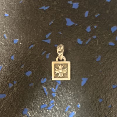 Chrome Hearts Framed CH Plus Charm "Silver"