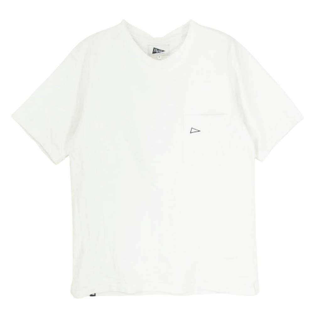 BEAMS ビームス Tシャツ 36-04-0004-823 Pilgrim ピルグリム Surf + Supply サーフ サプライ クルーネック 半袖 Tシャツ ホワイト系 S【中古】