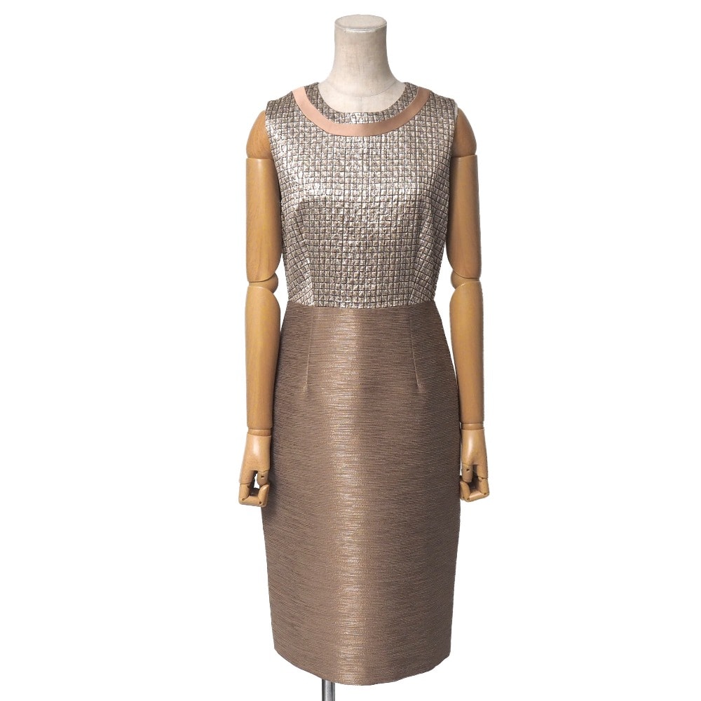 MAX MARA マックスマーラ Pianissimo ワンピース サイズ40 ドレス ノースリーブワンピース イタリア製 ブランド古着【中古】20260406/RA8874