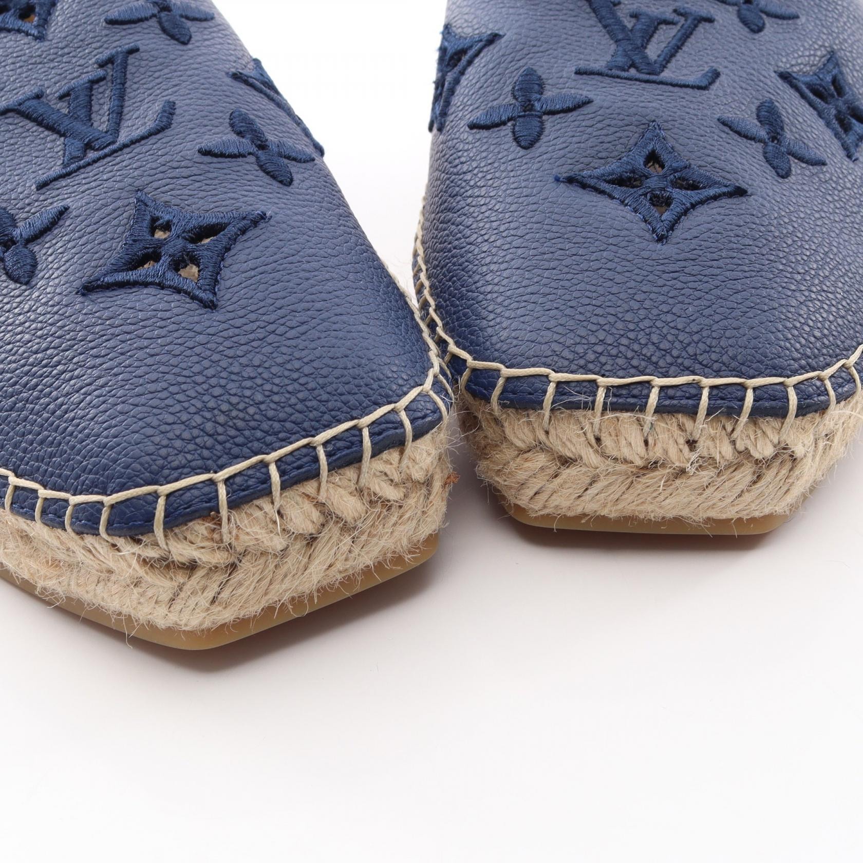 ルイヴィトン　ビダールライン　エスパドリーユ　サイズ6 1/2 A (未使用に近い)】ルイ・ヴィトン LOUIS VUITTON ビダールライン