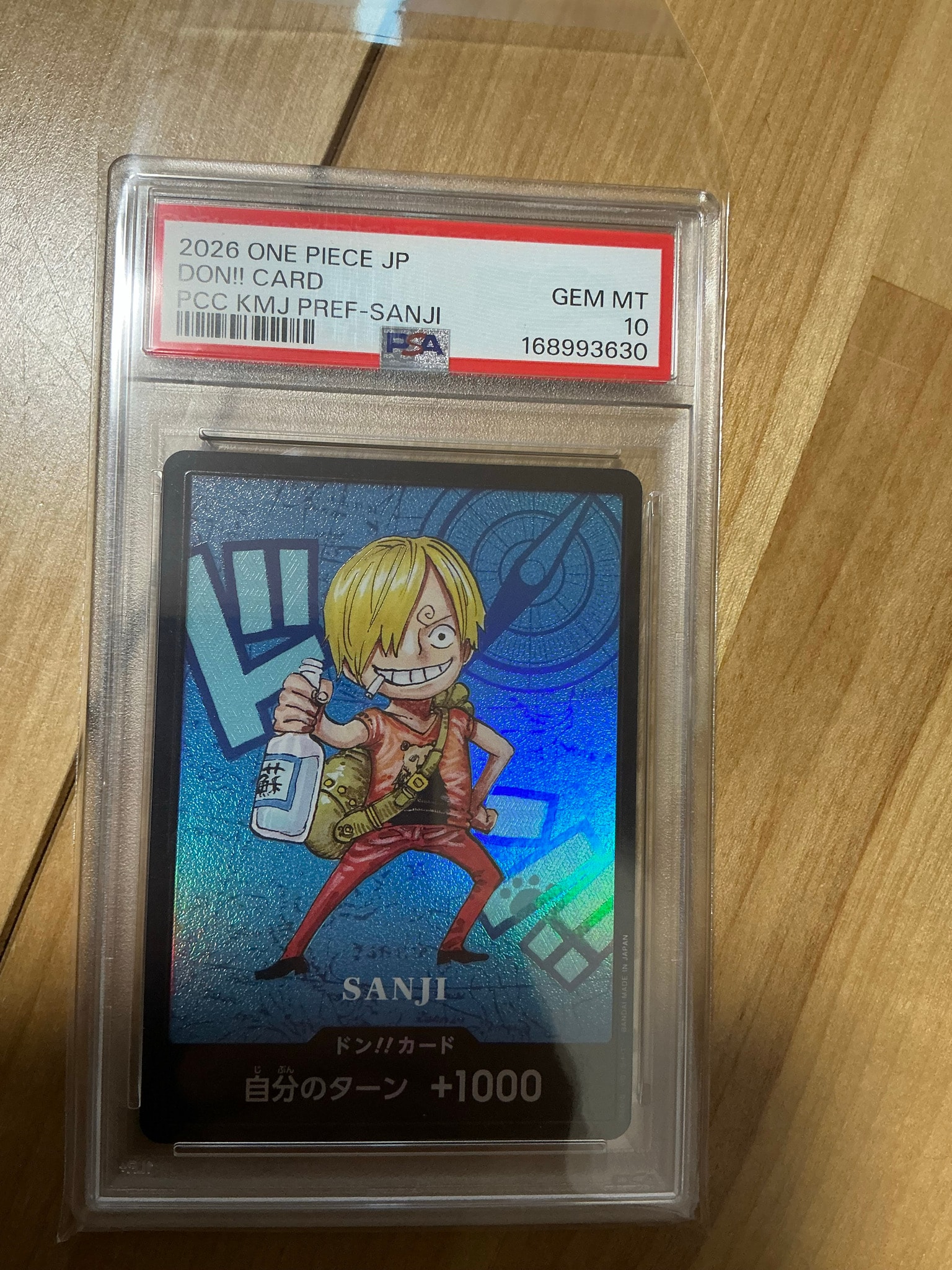 PSA10】ドン!!カード : サンジ (プレミアムカードコレクション「熊本県