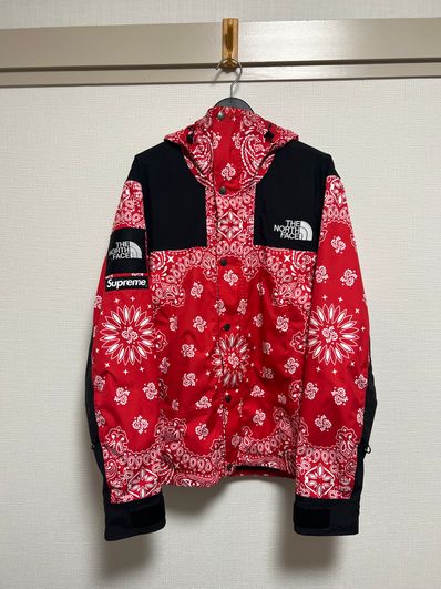 Supreme The North Face Bandana Mountain Parka "Red"