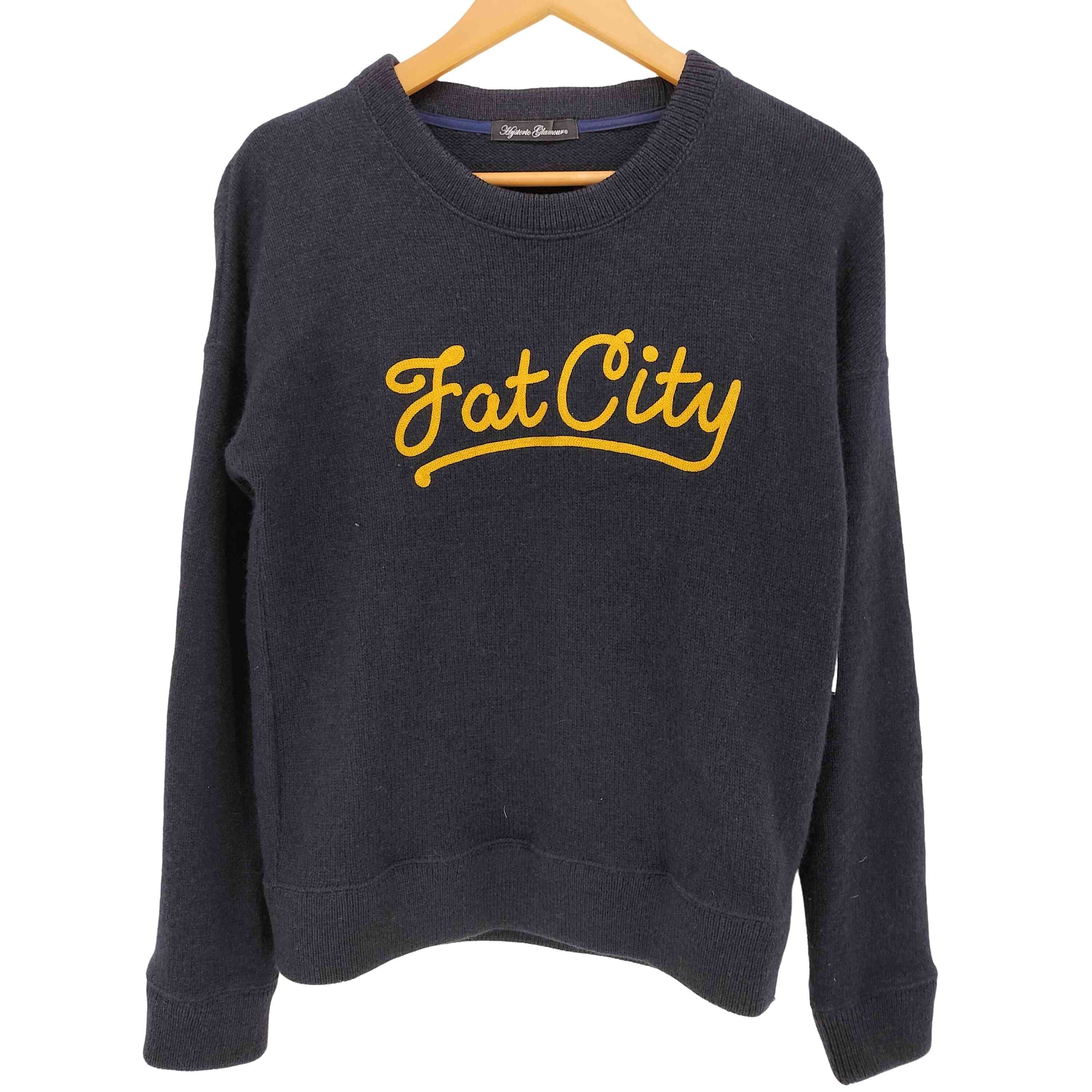 FAT CITY ウール地ニットセーター【1141985845268】