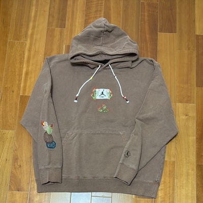 Travis Scott x Air Jordan Brand M J TS Hoodie "Archaeo Brown"