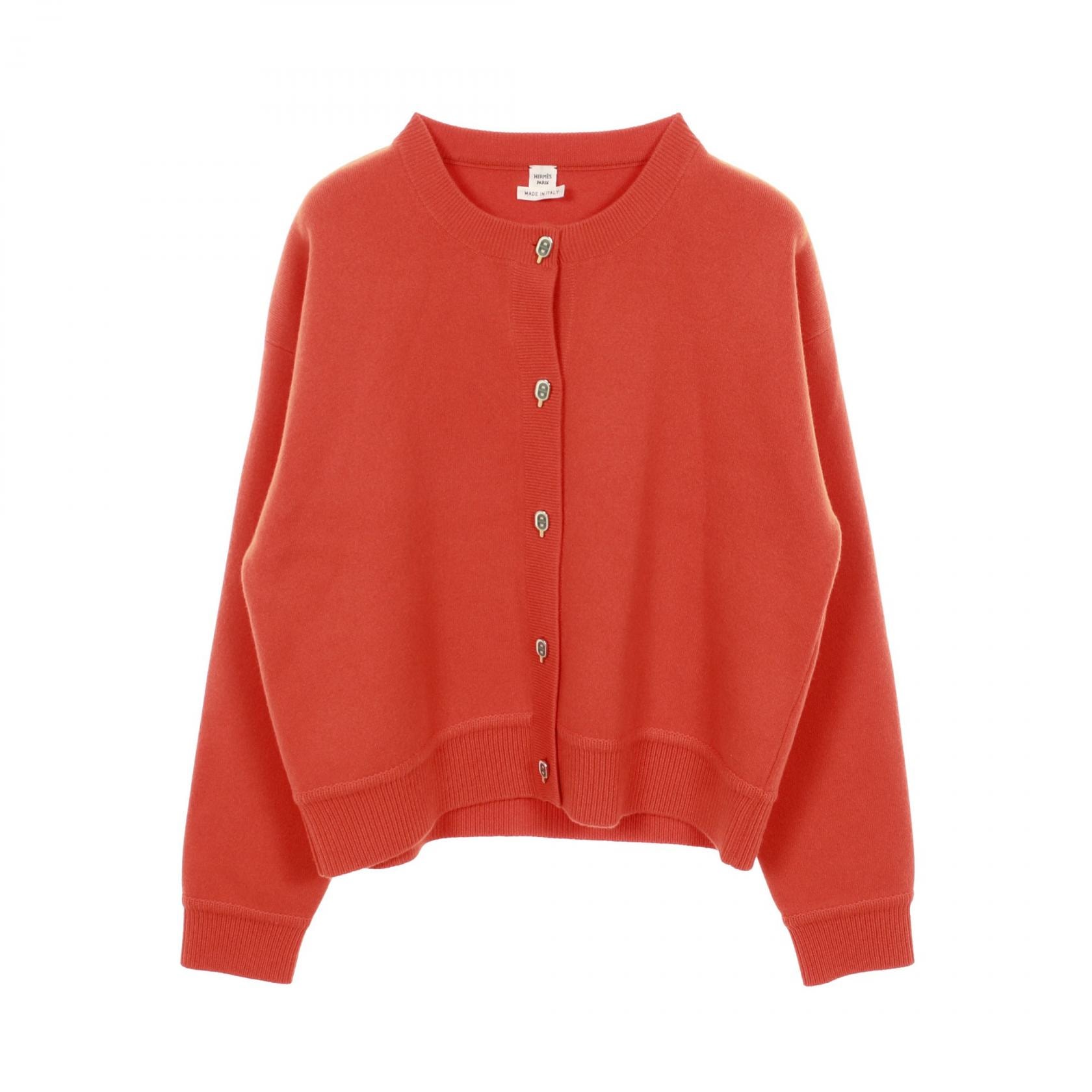 C (やや傷や汚れあり)】エルメス HERMES Funny Ice Cream カーディガン