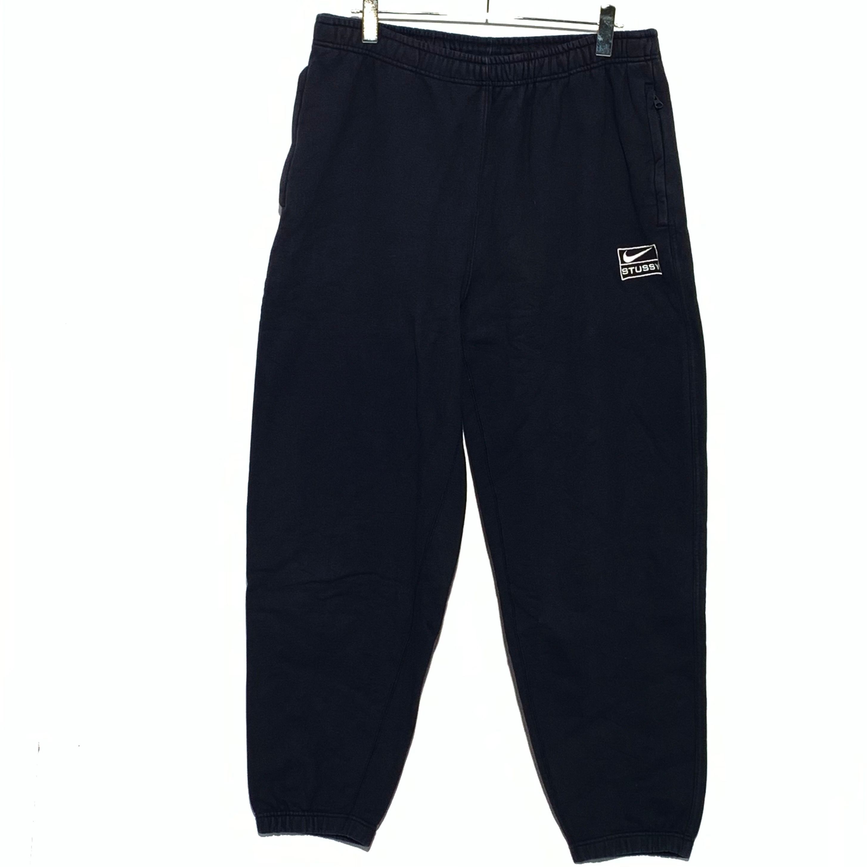 Nike×Stussy Washed Fleece Pants “Black “