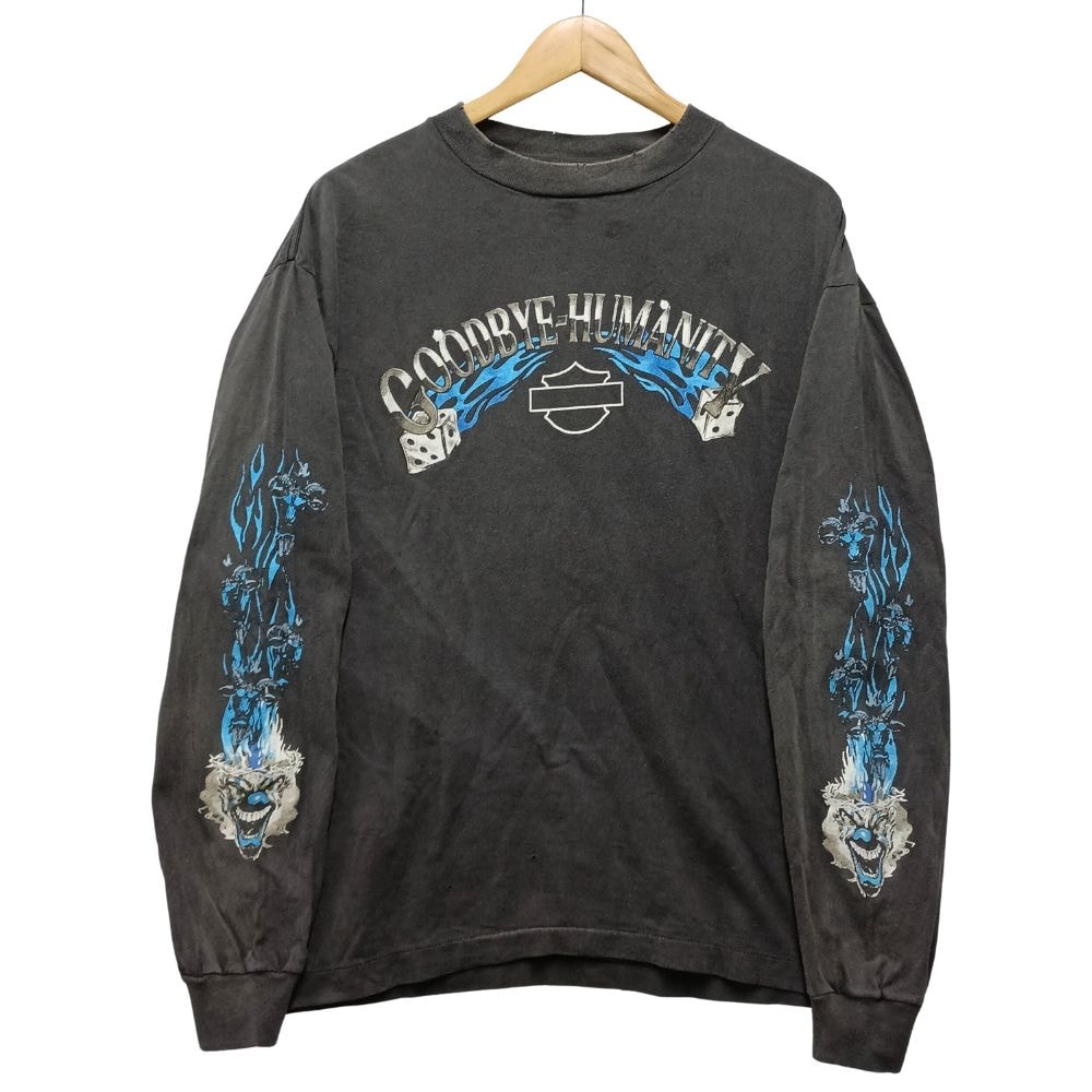 SAINT MICHAEL セントマイケル 品番 SM-YS1-0000-013 LS TEE BTFL BASTARS 加工 長袖Tシャツ 53737