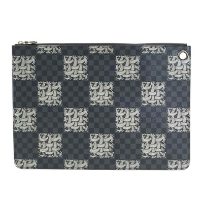 ルイ ヴィトン LOUIS VUITTON クラッチバッグ ダミエ グラフィット クリストファー ネメス ポシェット ジュールGM ダミエグラフィットキャンバス ブラック メンズ N61232【中古】 h31572a